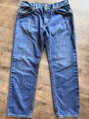 Ariat FR M3 Men’s 36x32 Loose Straight Jeans Flame Resistant Work Denim
